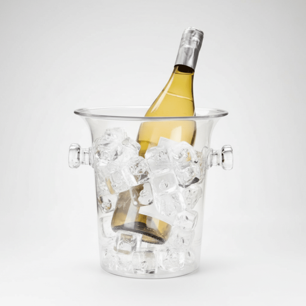 True Arctic Clear Acrylic Wine Bottle Ice Bucket