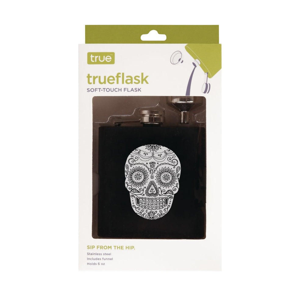 
                      
                        True Trueflask 6 oz Soft Touch Dia De Los Muertos Flask, Black - lily & onyx
                      
                    