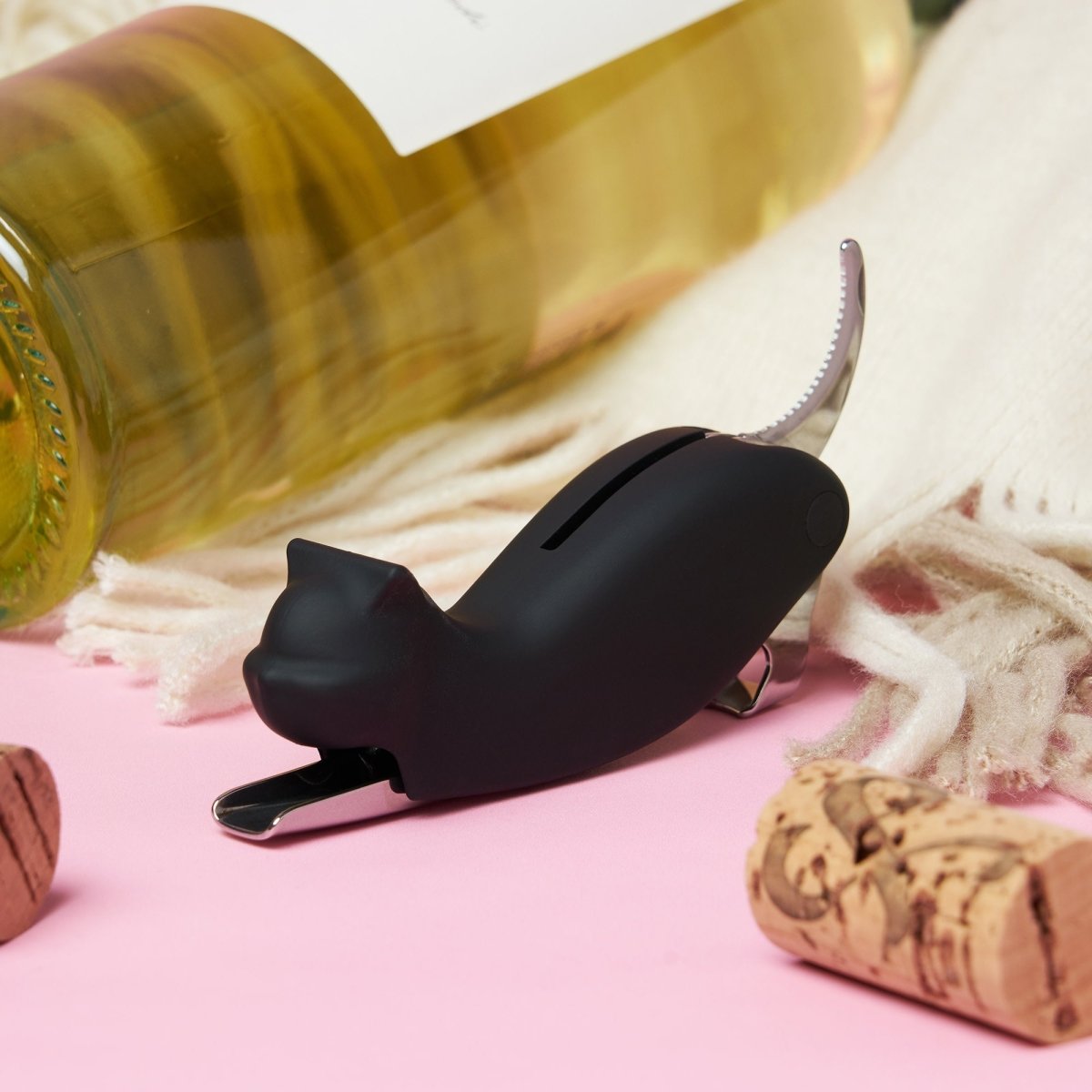 True TrueZoo Allie Cat Double - Hinged Corkscrew - lily & onyx