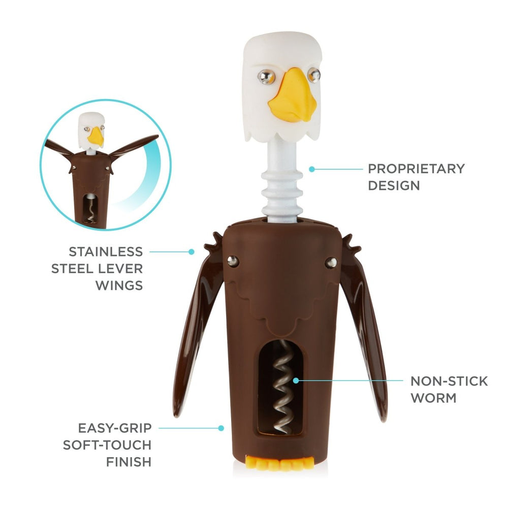 
                      
                        True TrueZoo Baldwin Bald Eagle Winged Corkscrew - lily & onyx
                      
                    