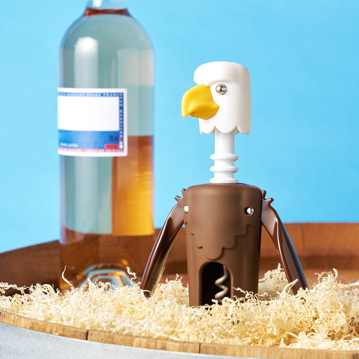 True TrueZoo Baldwin Bald Eagle Winged Corkscrew - lily & onyx