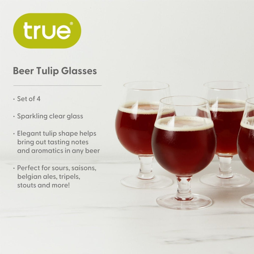 
                      
                        True Tulip Beer Glasses, Set of 4 - lily & onyx
                      
                    