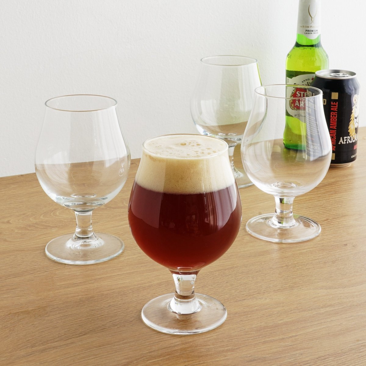 True Tulip Beer Glasses, Set of 4 - lily & onyx