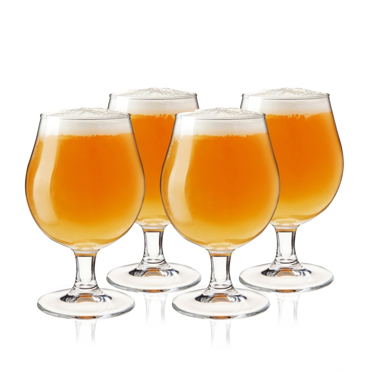 True Tulip Beer Glasses, Set of 4 - lily & onyx