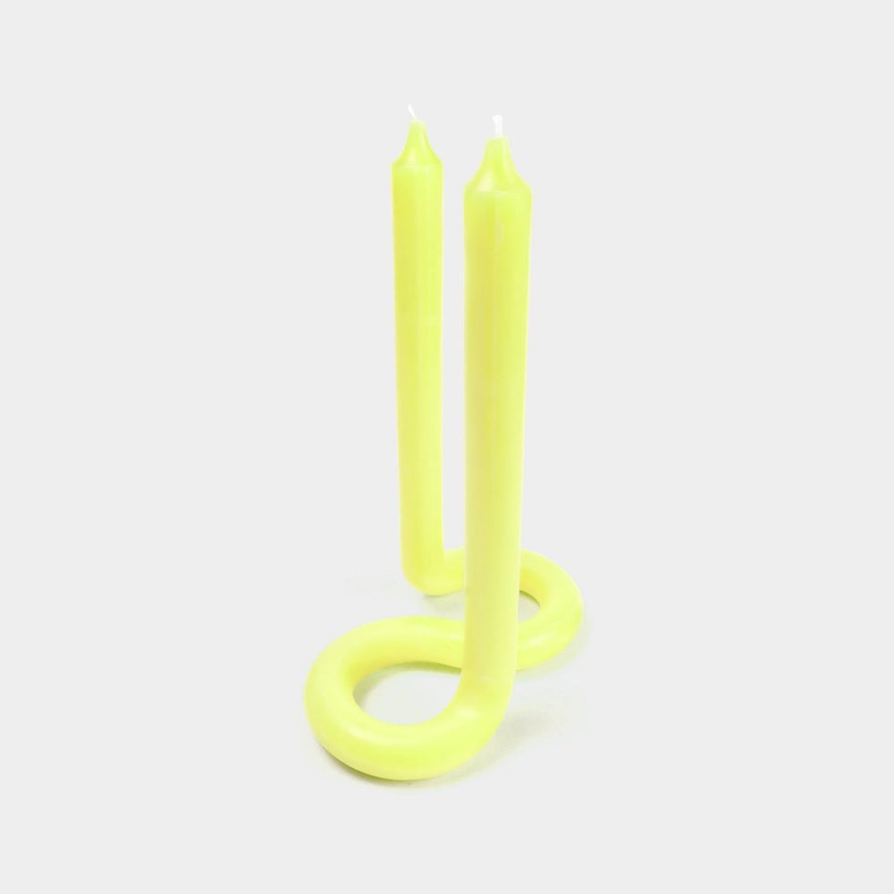 54Celsius Twist Candle - Yellow - lily & onyx