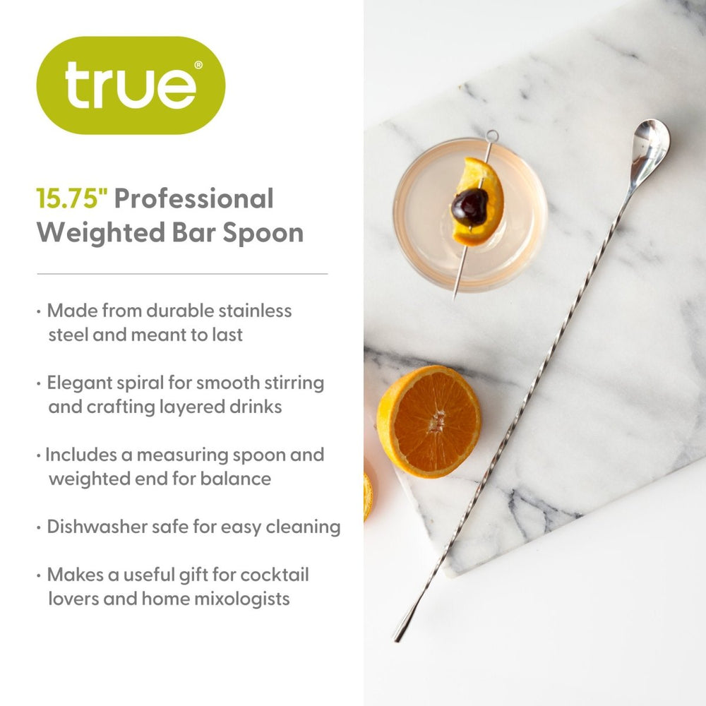 
                      
                        True Twist Professional Weighted Bar Spoon in Stainless Steel - lily & onyx
                      
                    