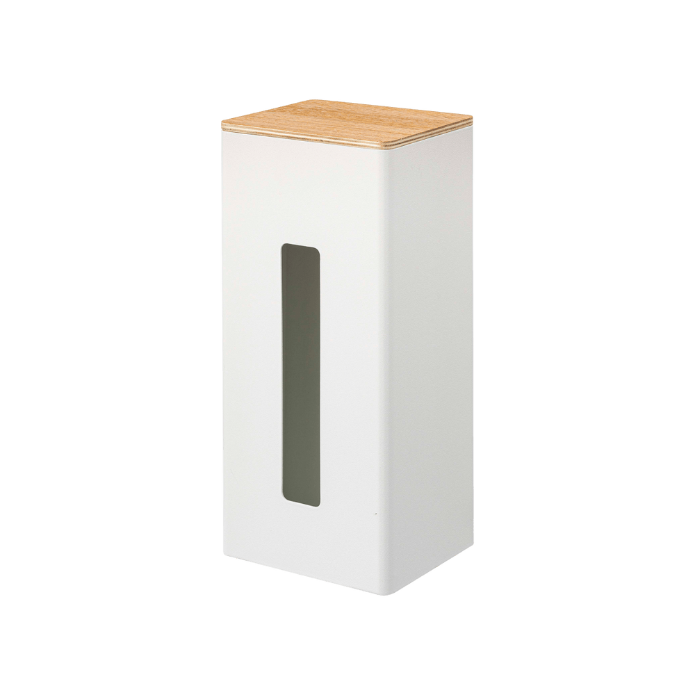 
                      
                        Yamazaki Home Two - Sided Steel & Wood Tissue Case - lily & onyx
                      
                    