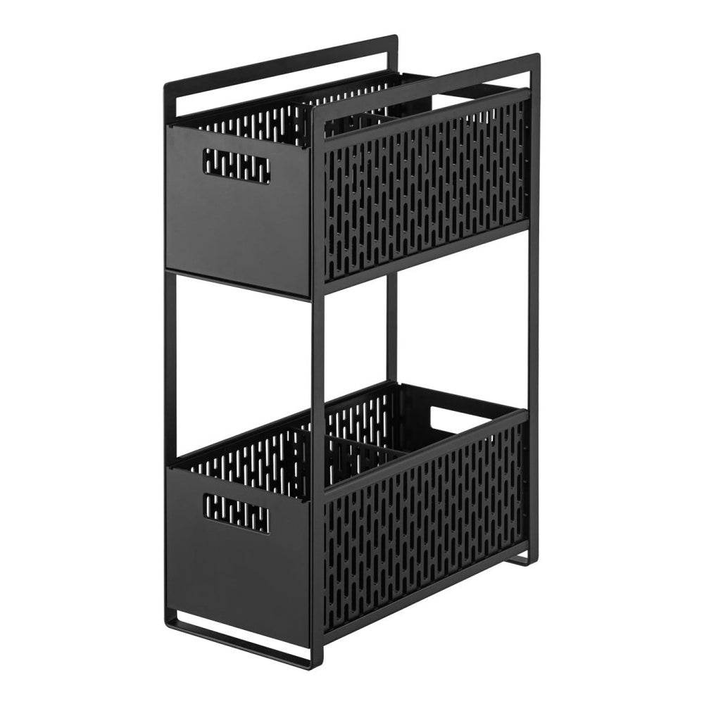 
                      
                        Yamazaki Home Two - Tier Cabinet Storage Basket - lily & onyx
                      
                    