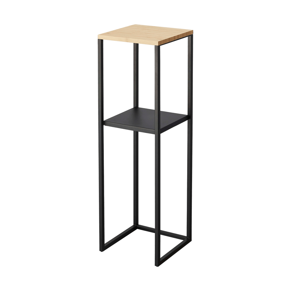 
                      
                        Yamazaki Home Two - Tier Display & Storage Shelf, 31.5" H - Steel + Wood - lily & onyx
                      
                    