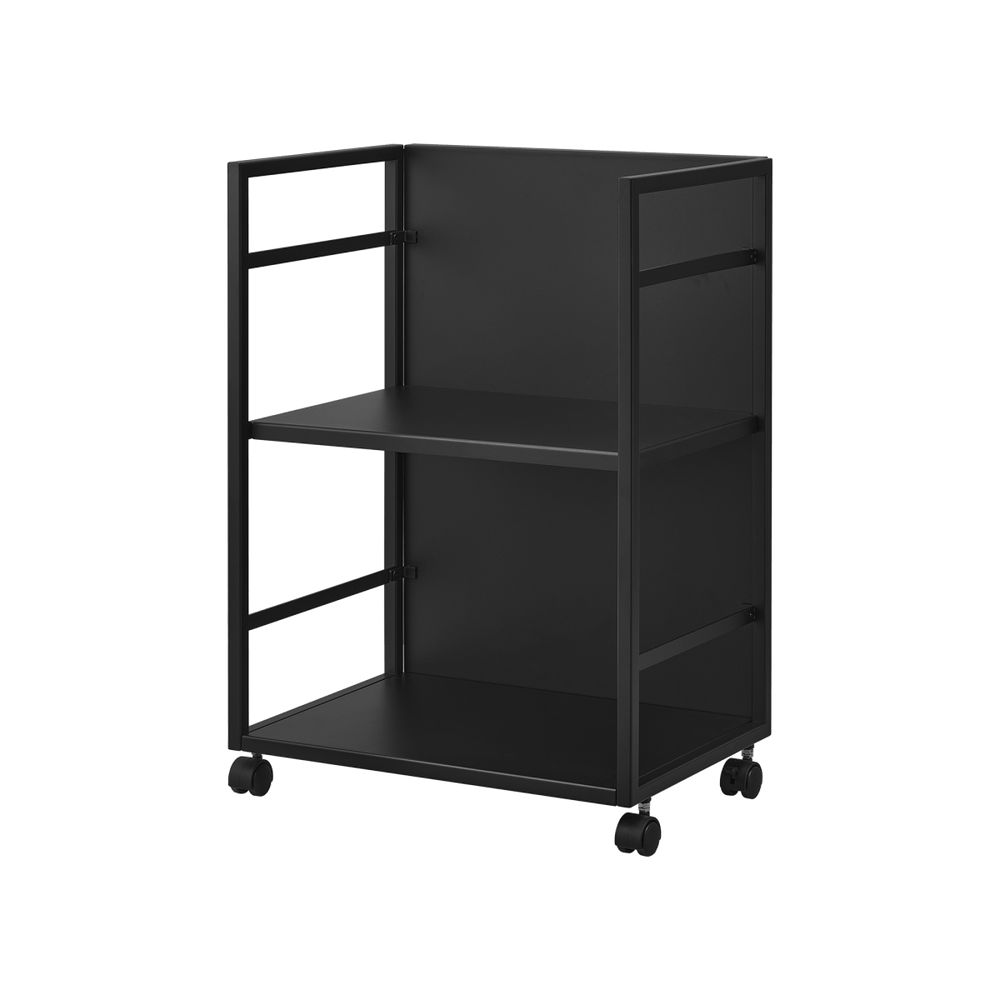 
                      
                        Yamazaki Home Two - Tier Steel Hideaway Storage Cart, 24" H - lily & onyx
                      
                    