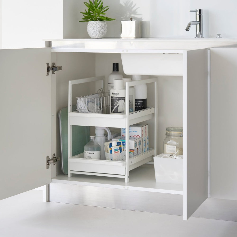 
                      
                        Yamazaki Home Two - Tier Steel Pull - Out Shelf - lily & onyx
                      
                    