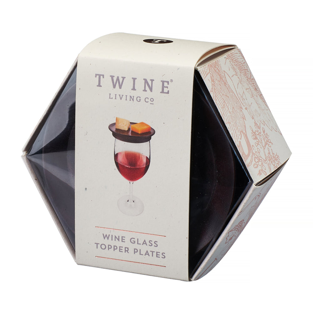 
                      
                        Wine Glass Topper Appetizer Plates, Set of 4
                      
                    