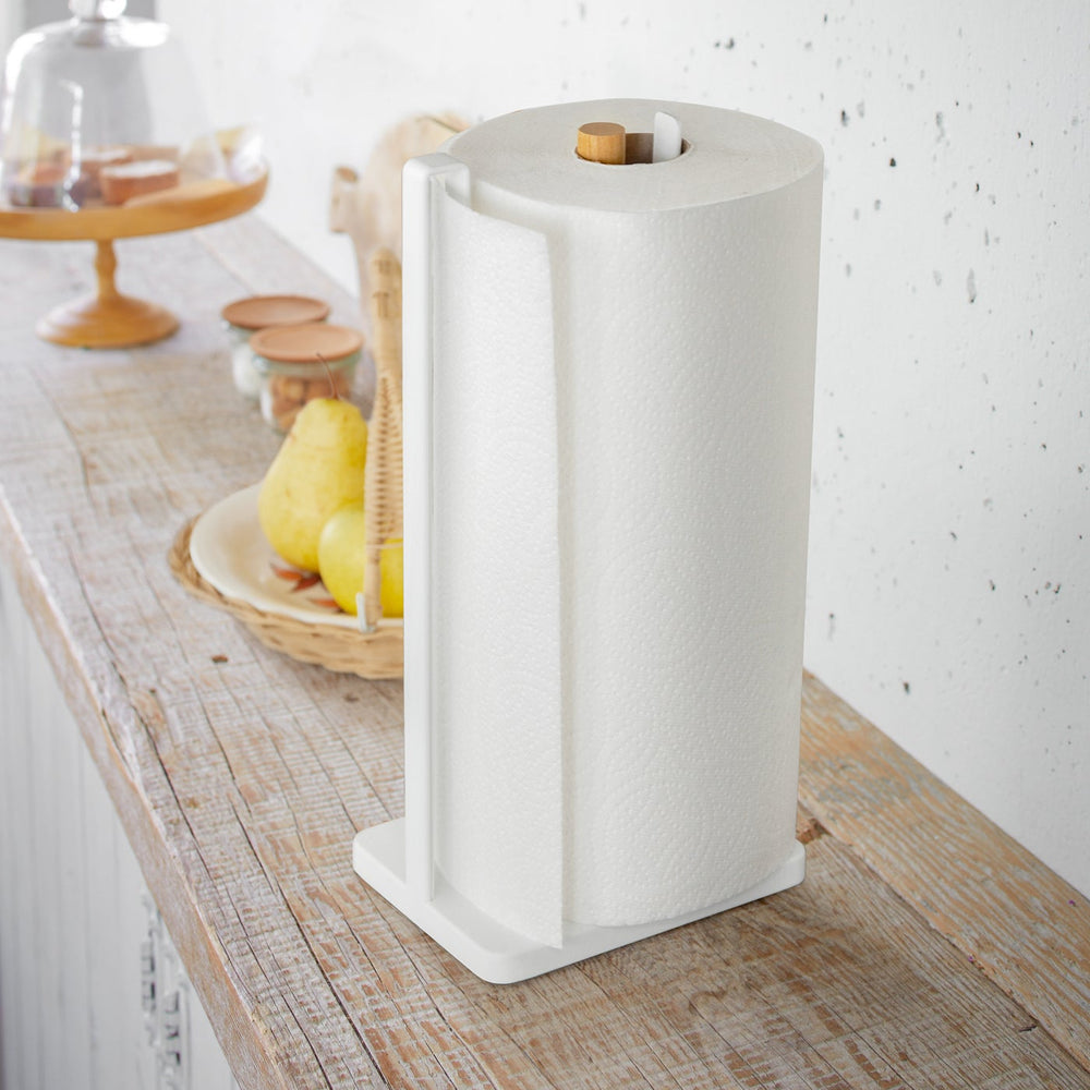 
                      
                        Paper Towel Holder - Steel + Wood
                      
                    