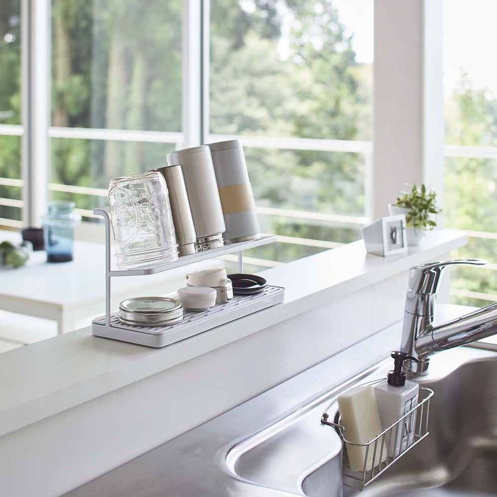 Countertop Bottle Drying Rack - Steel
