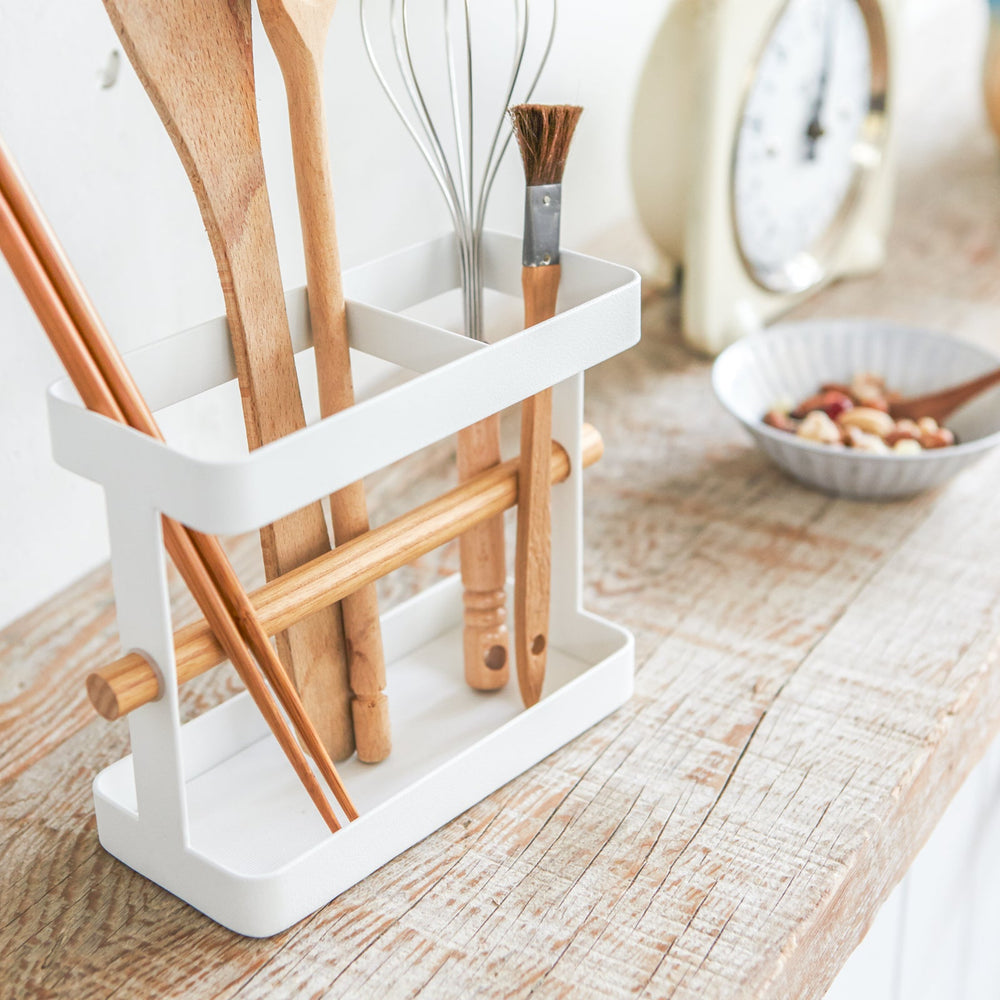 
                      
                        Utensil Holder - Steel + Wood
                      
                    