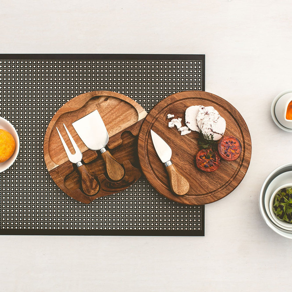 
                      
                        Acacia Brie Cheese Cutting Board & Tools Set
                      
                    