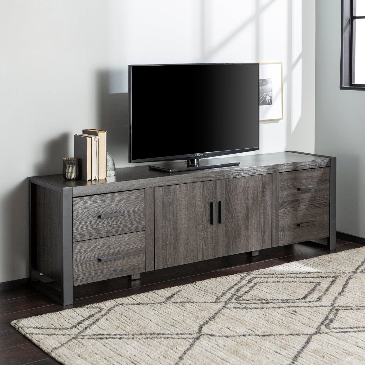 Walker Edison Urban Blend TV Stand - lily & onyx