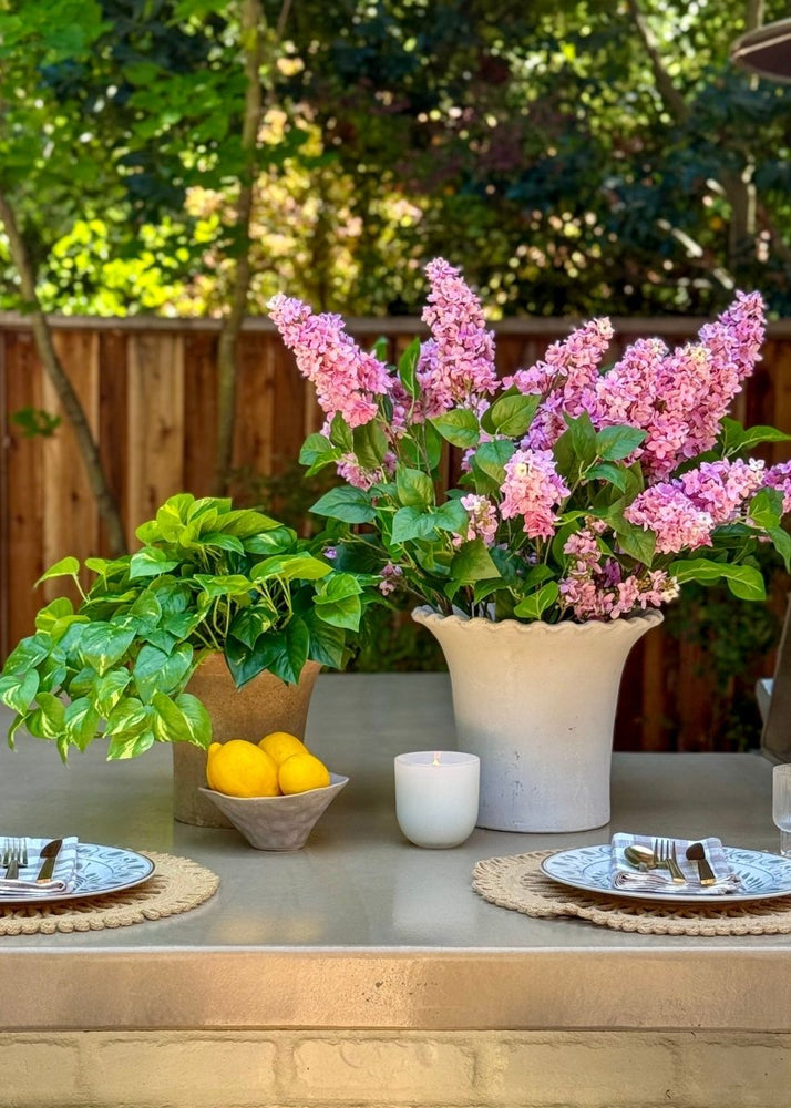 
                      
                        Afloral UV Resistant Outdoor Fake Lilac Branch - 40" - lily & onyx
                      
                    