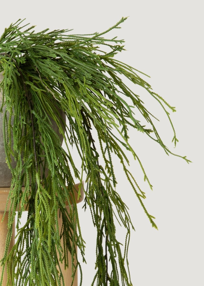fake hanging fern plants UV Treated Indoor/Outdoor Fake Hanging Moss Fern Plant