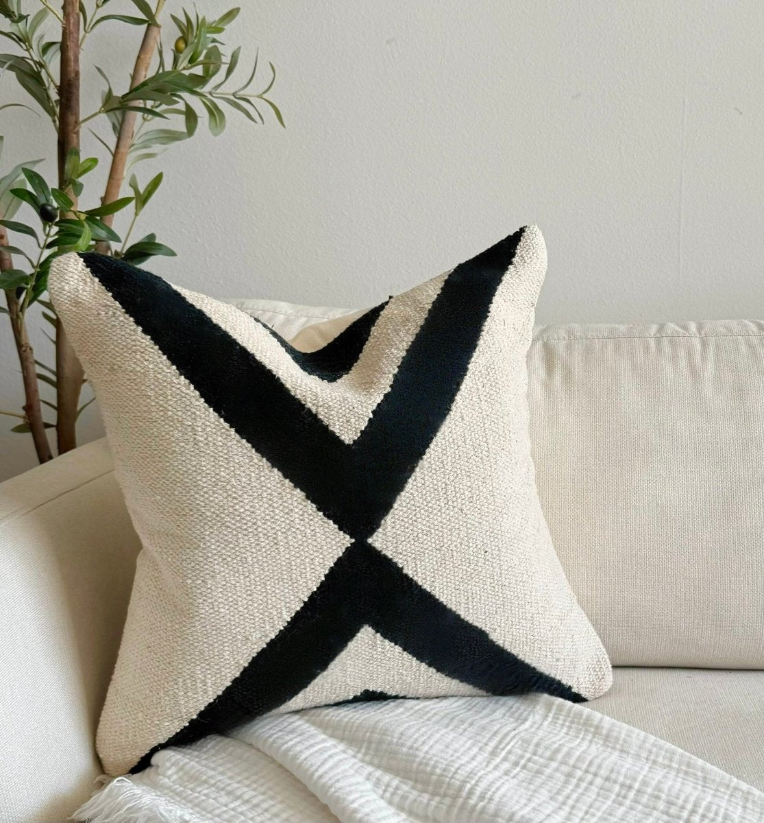 Busa Designs Vail Modern X Pillow Cover