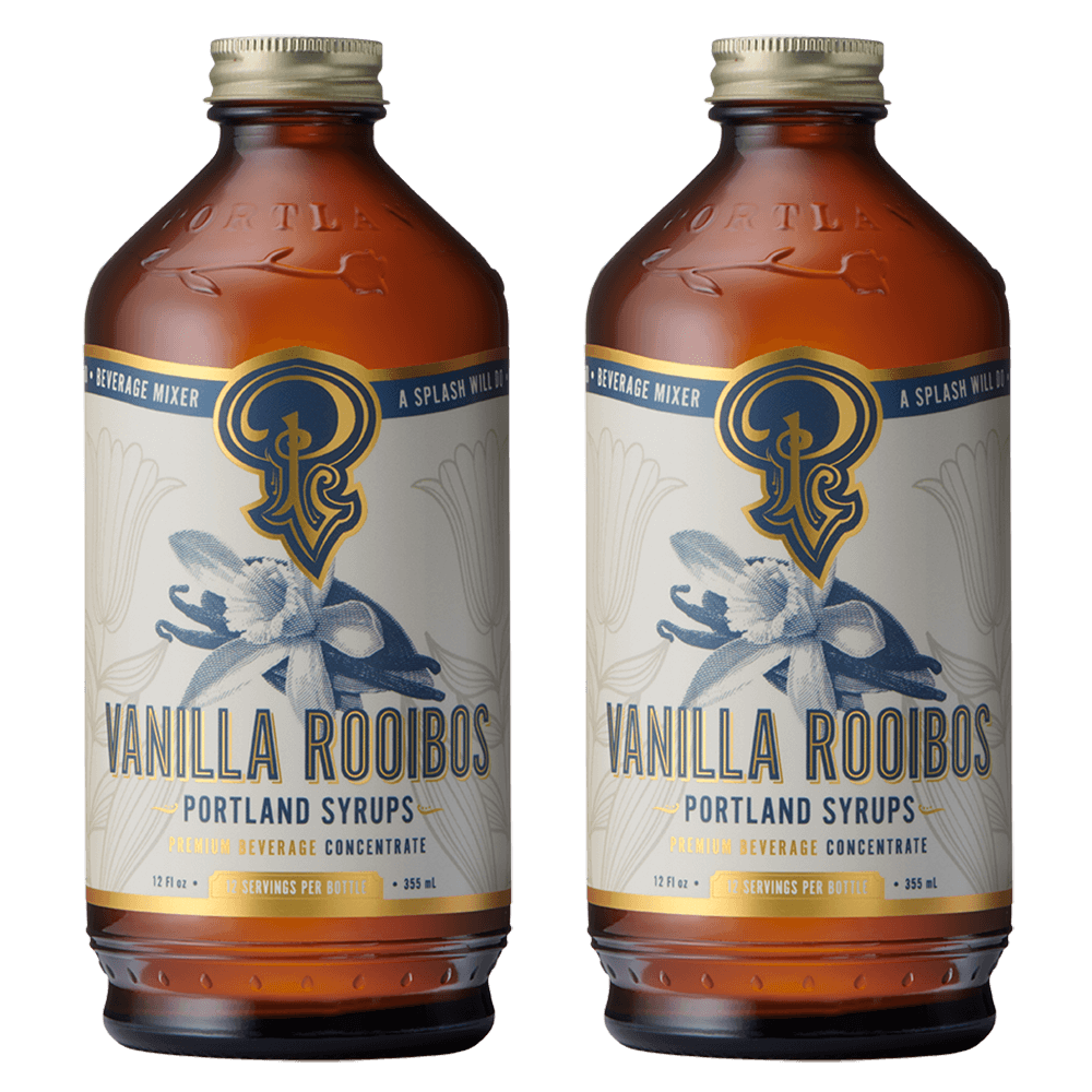 Portland Syrups Vanilla Rooibos Syrup, 2 Pack - lily & onyx