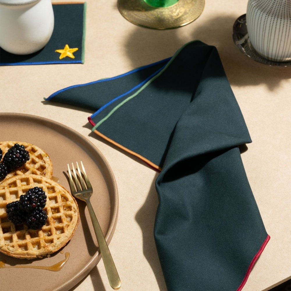 ATELIER SAUCIER Varsity Napkins | Set of 4 - lily & onyx