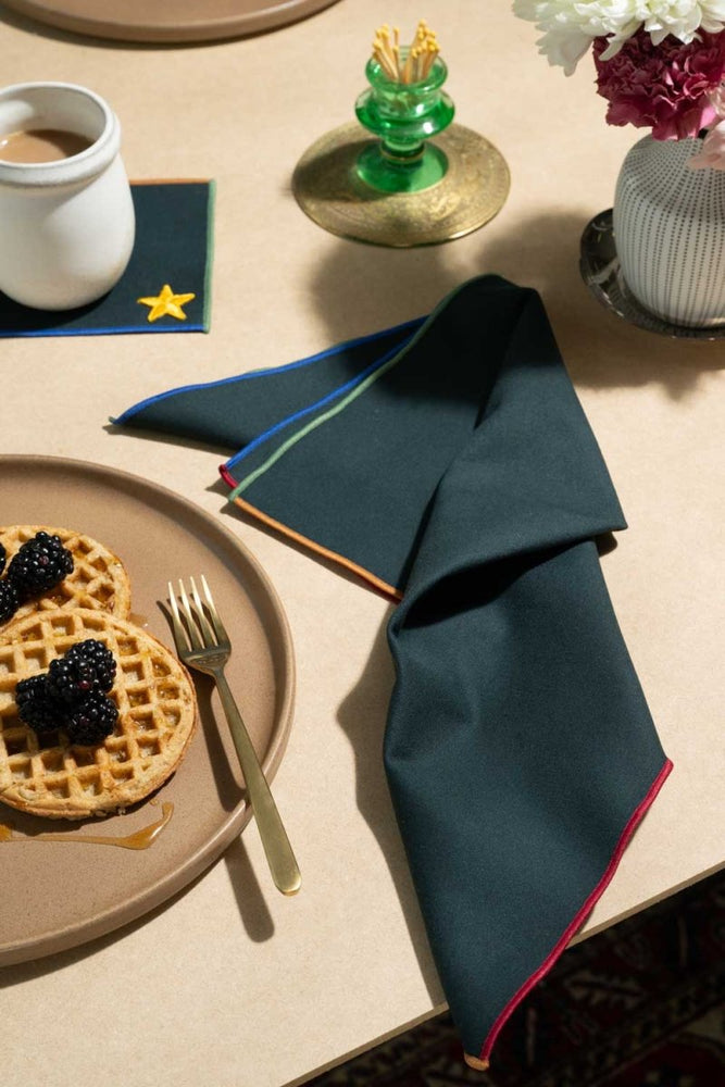 
                      
                        ATELIER SAUCIER Varsity Napkins | Set of 4 - lily & onyx
                      
                    