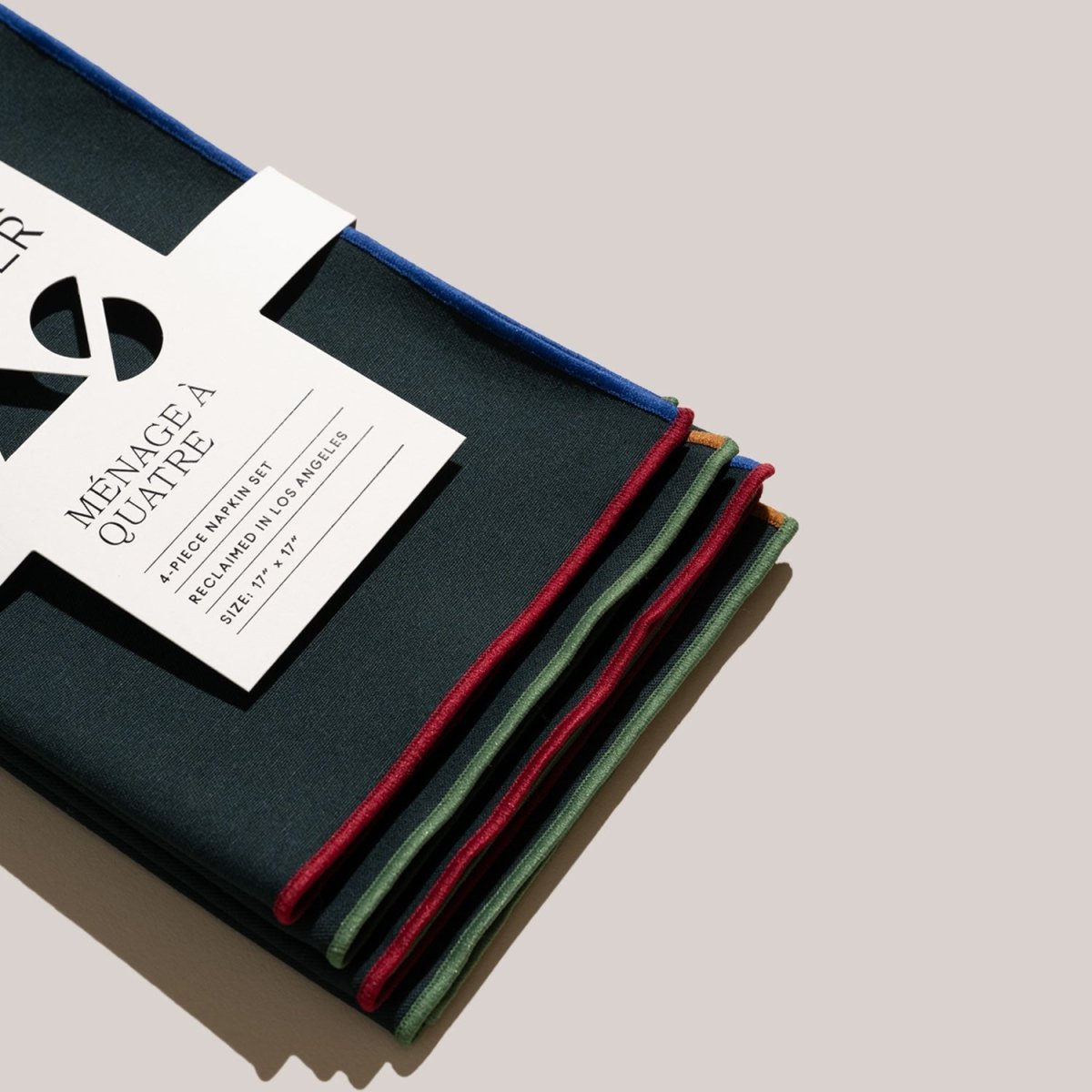 ATELIER SAUCIER Varsity Napkins | Set of 4 - lily & onyx