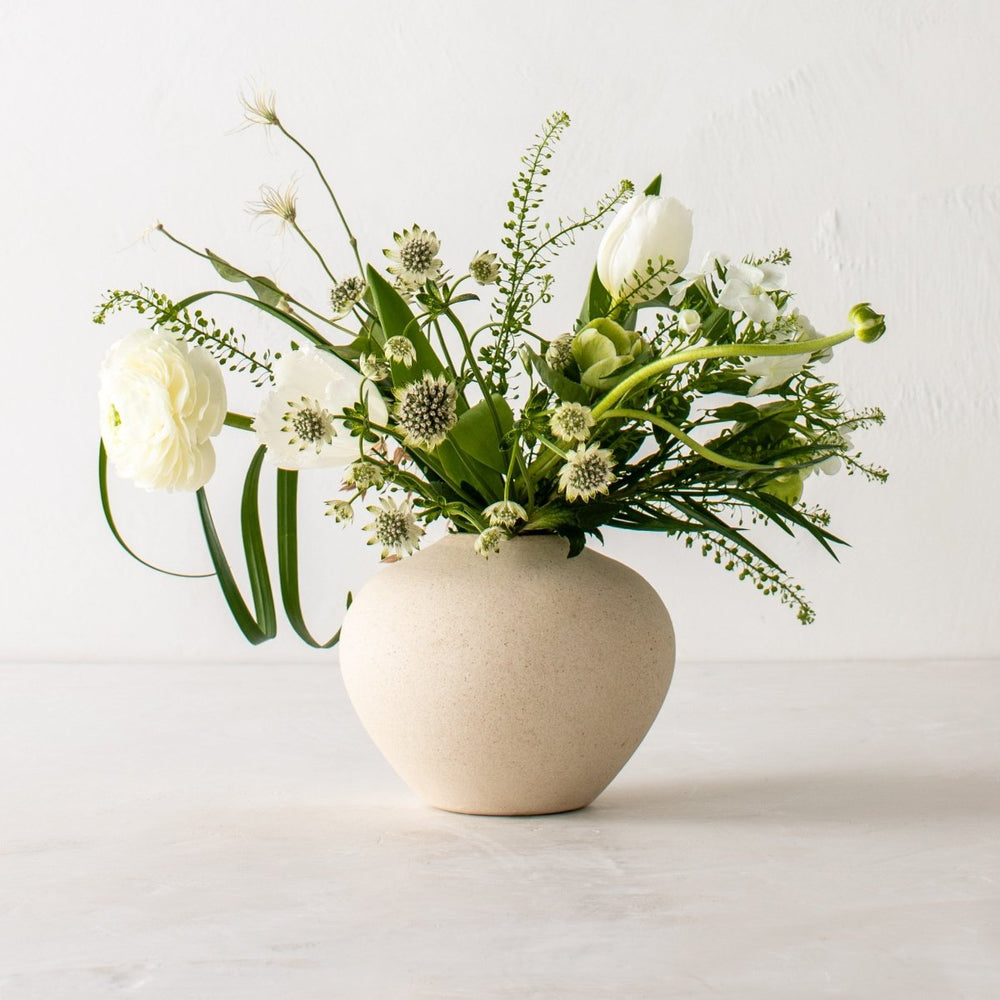 CONVIVIAL Verdure Vase No. 2 | Raw Stoneware - lily & onyx