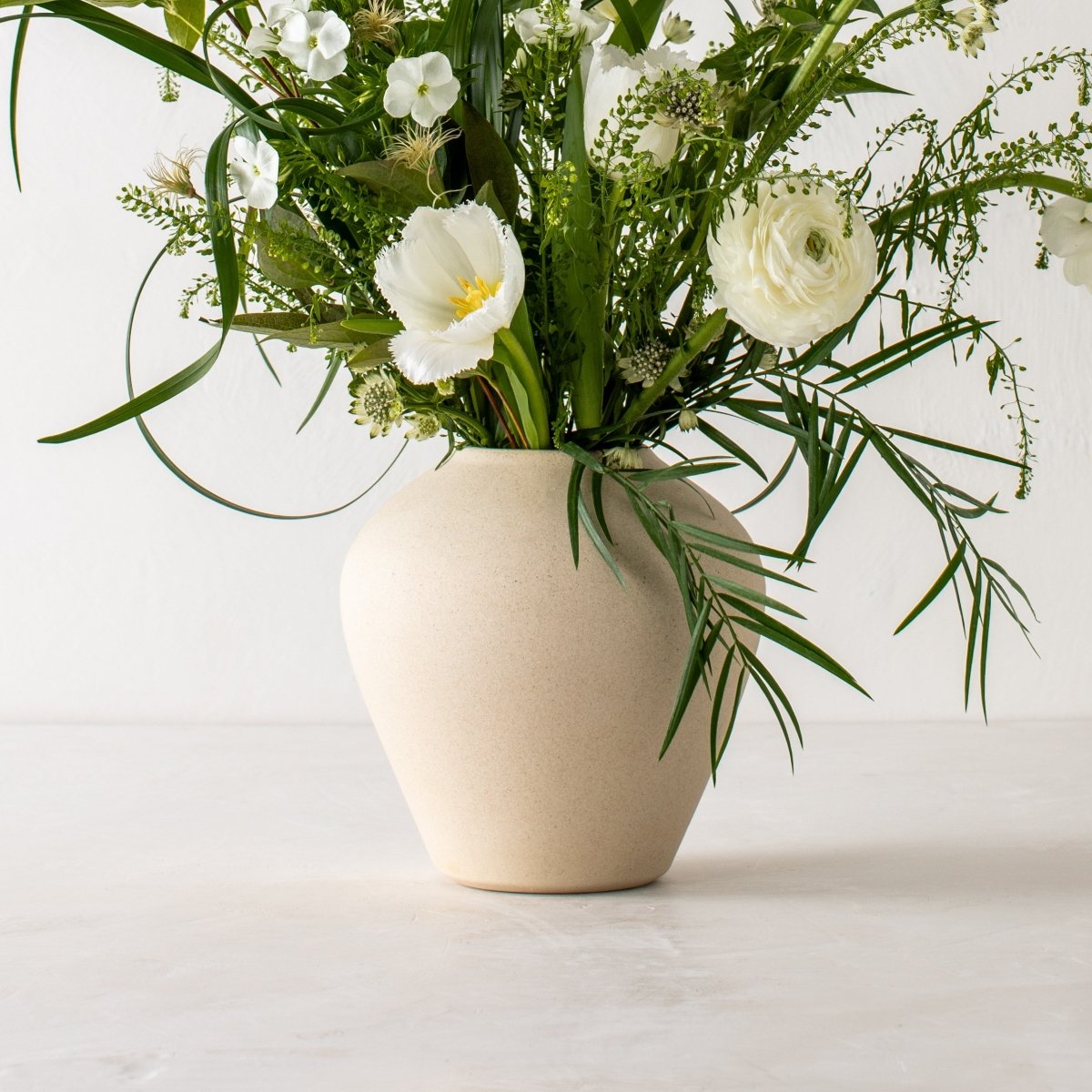 CONVIVIAL Verdure Vase No. 3 | Raw Stoneware - lily & onyx