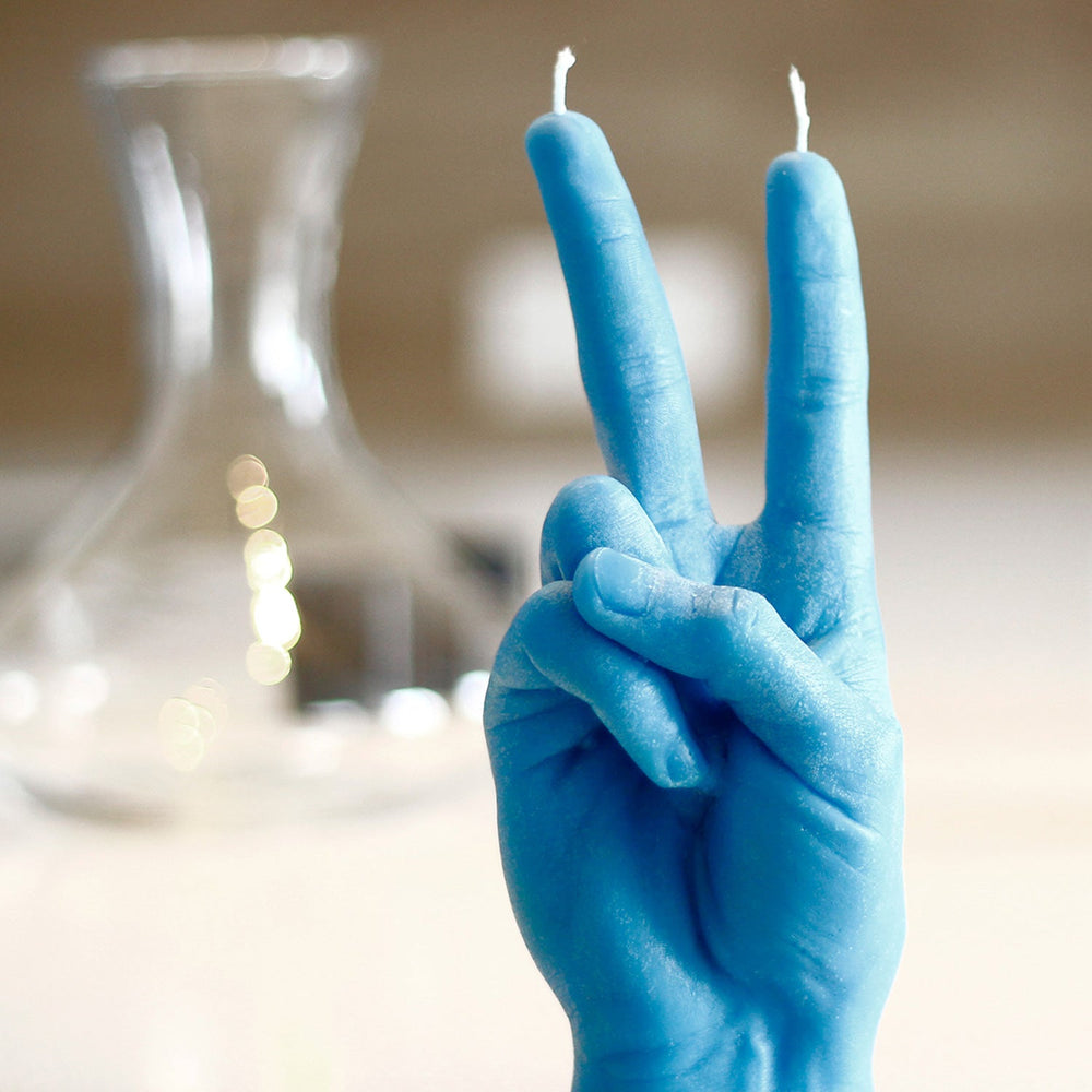 
                      
                        CandleHand "Peace" Candle - Blue
                      
                    