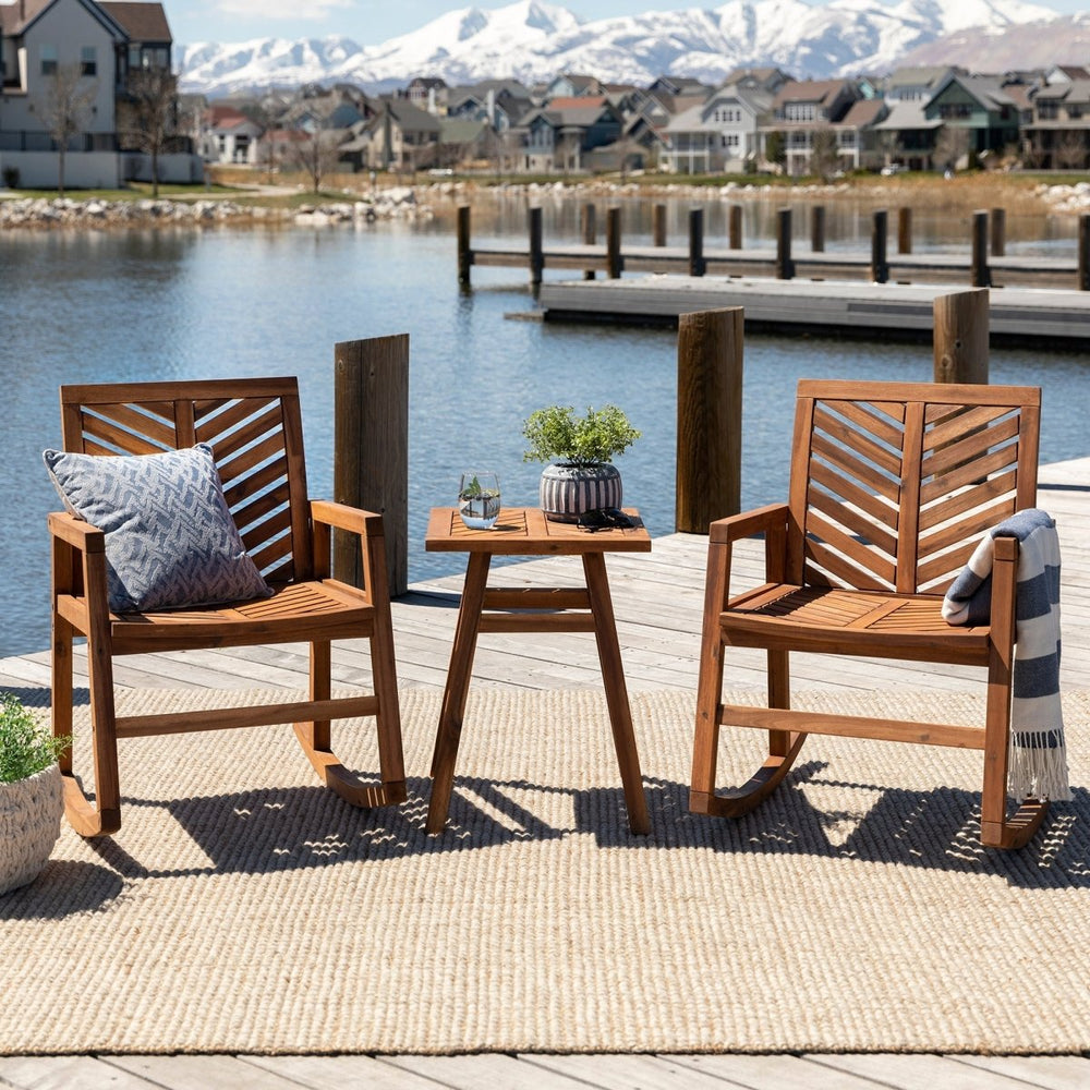 
                      
                        Walker Edison Vincent 3-Piece Outdoor Rocking Chair Chat Set - lily & onyx
                      
                    