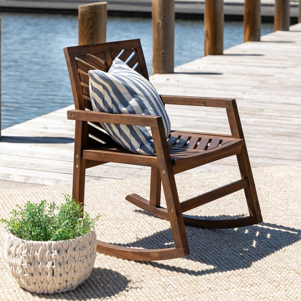 
                      
                        Walker Edison Vincent Outdoor Rocking Chair - lily & onyx
                      
                    