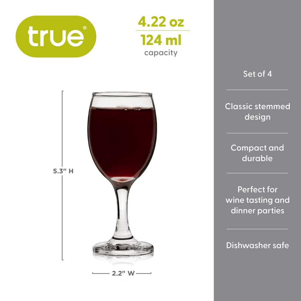 
                      
                        True Vino Wine Tasting Glasses, Set of 4 - lily & onyx
                      
                    