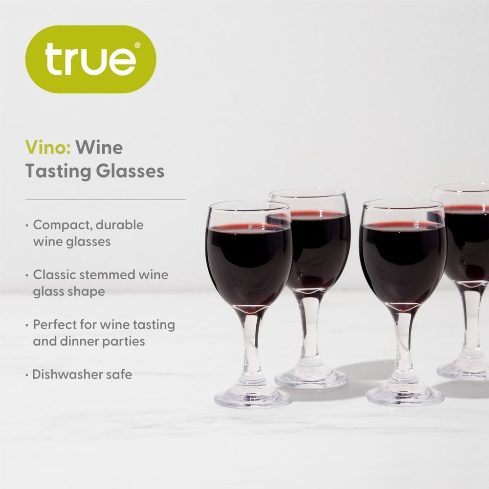 
                      
                        True Vino Wine Tasting Glasses, Set of 4 - lily & onyx
                      
                    