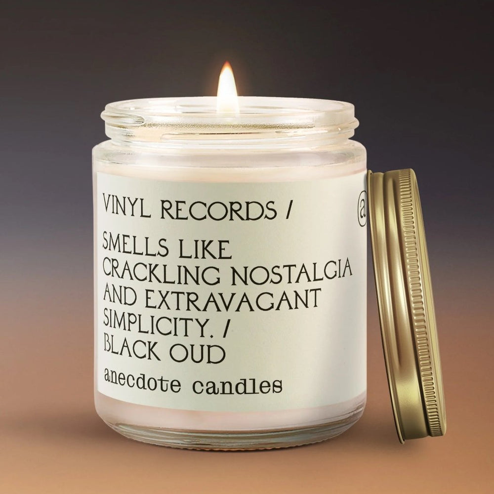 Anecdote Candles Vinyl Records Candle - lily & onyx