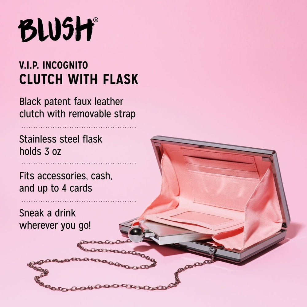 
                      
                        True V.I.P. Incognito Clutch 3 oz Flask, Black - lily & onyx
                      
                    