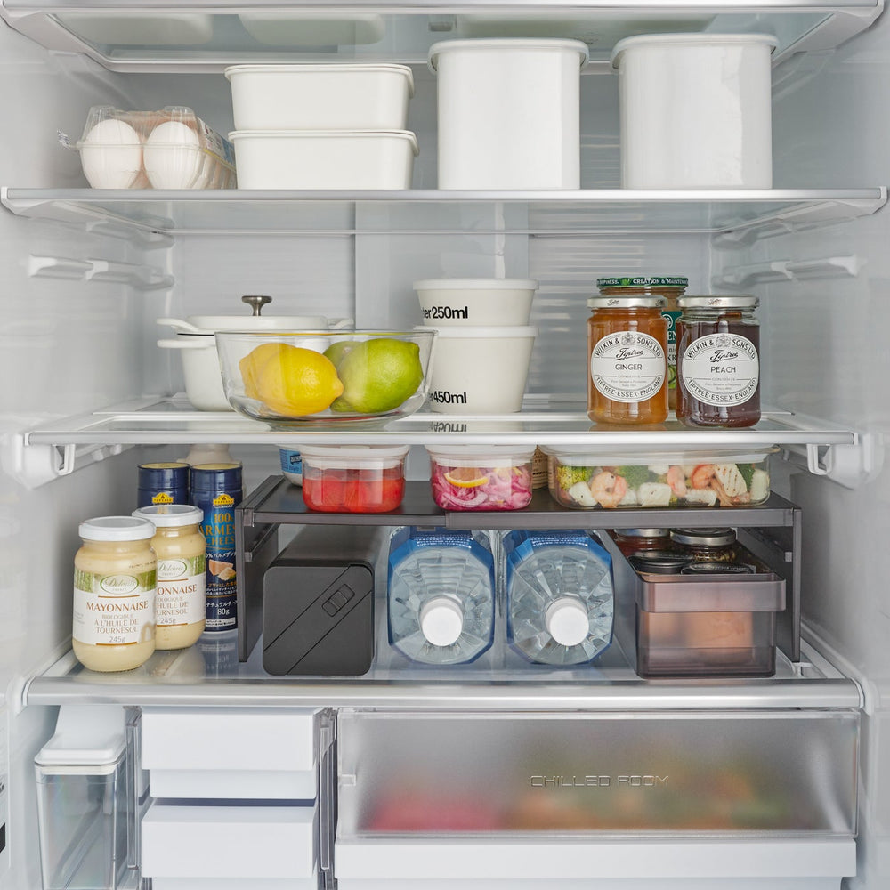 
                      
                        Expandable Refrigerator Riser Shelf
                      
                    