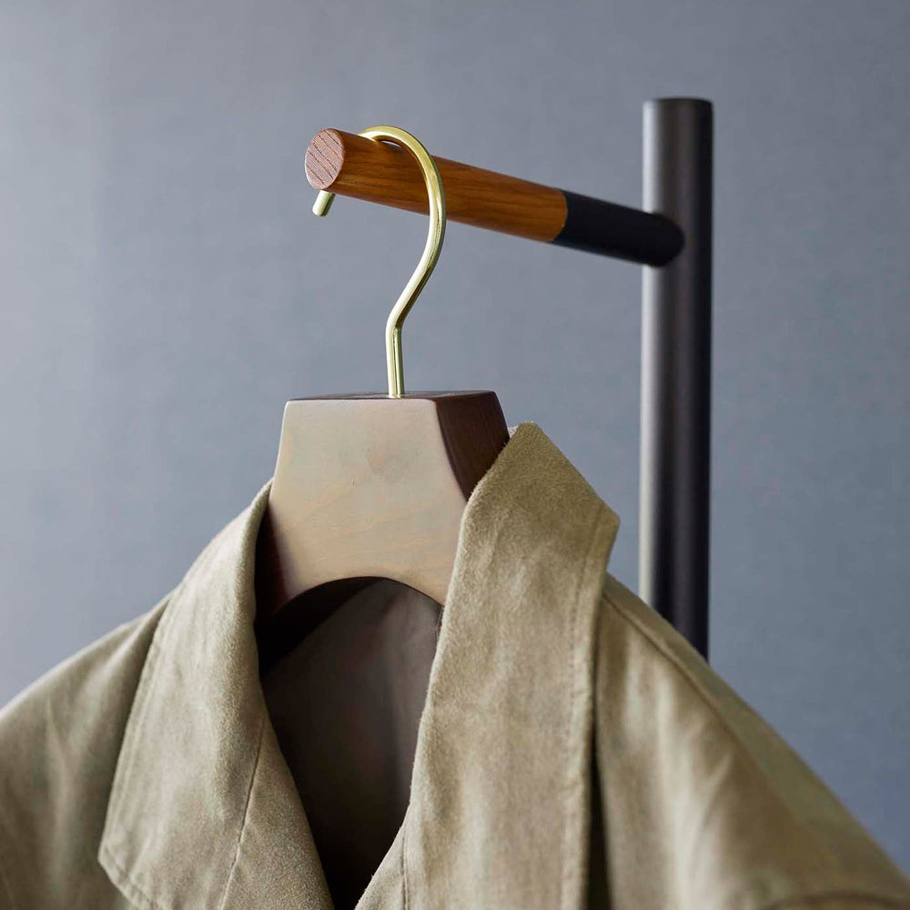 
                      
                        Steel & Wood Coat Rack, 63.98" H
                      
                    