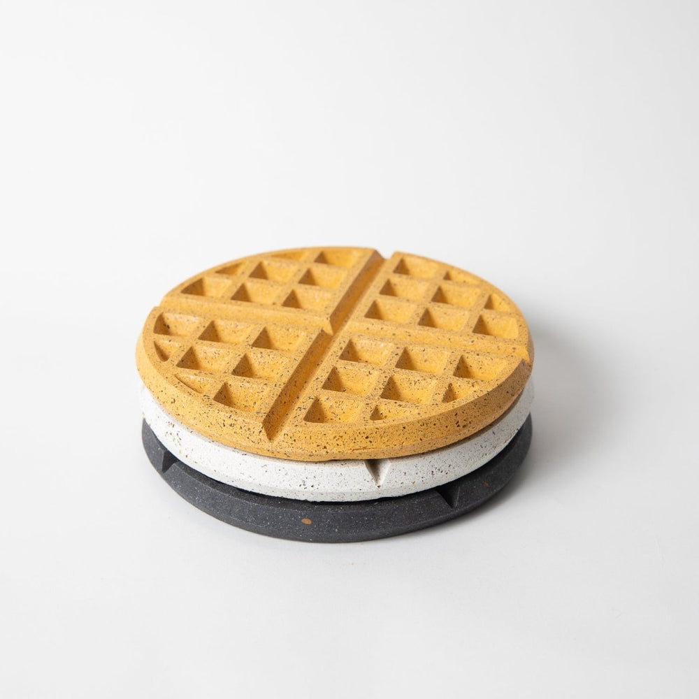 
                      
                        Pretti.Cool Waffle Trivet | Black Terrazzo - lily & onyx
                      
                    