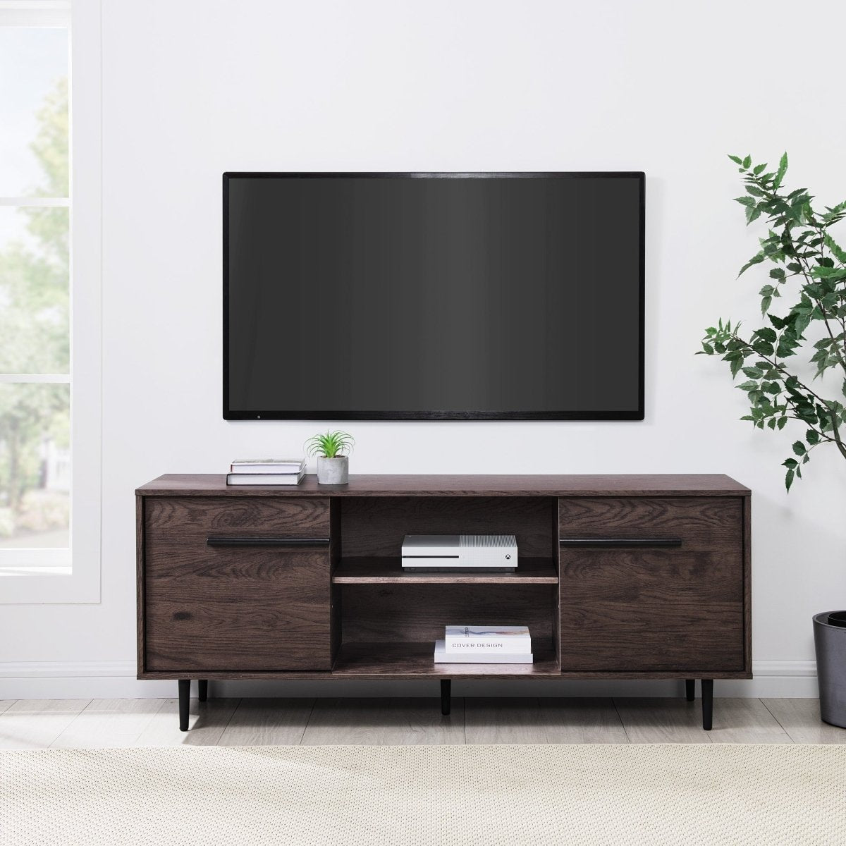 Walker Edison 60" 2 - Door Modern Media Console