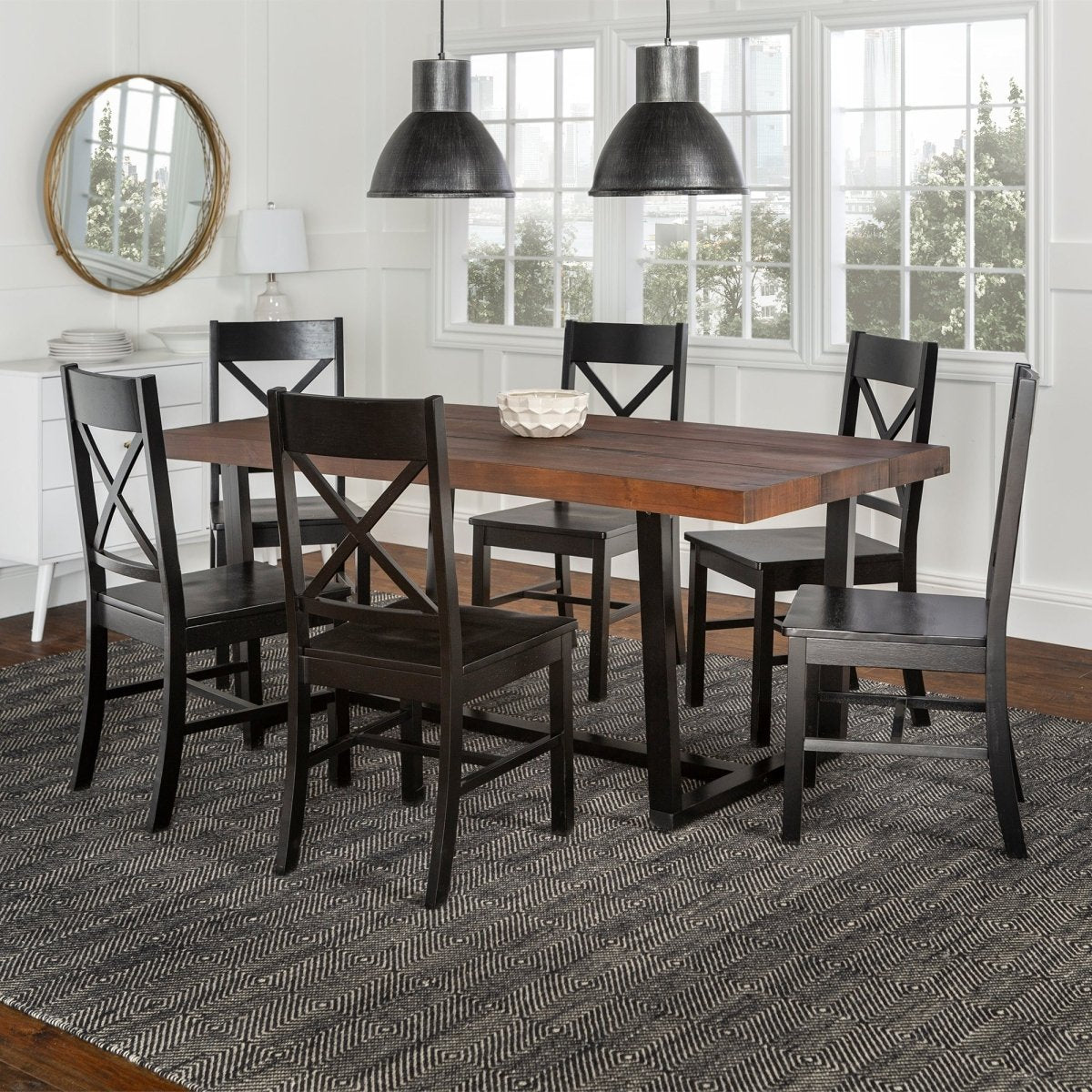 Walker Edison 7 - Piece Meridian Dining Set