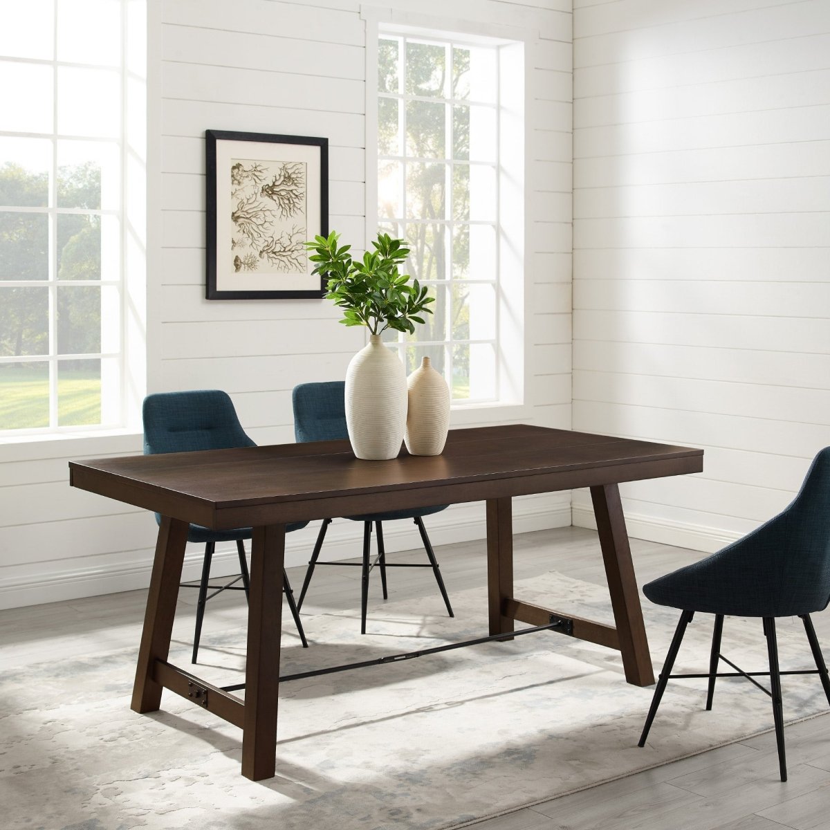 Walker Edison 70" Trestle Dining Table