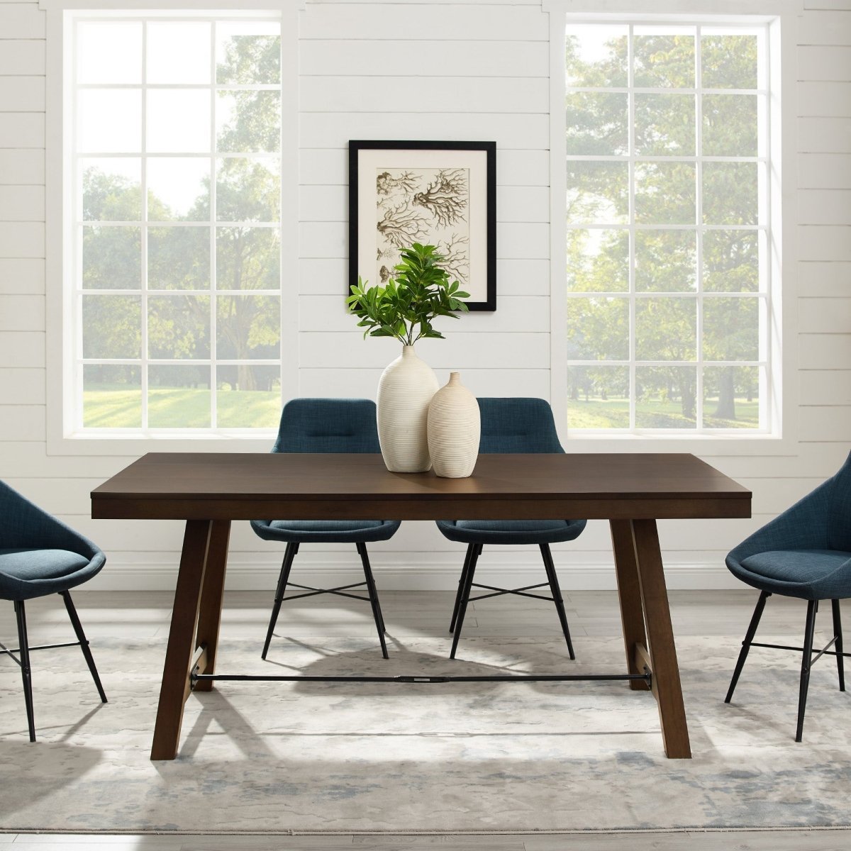 Walker Edison 70" Trestle Dining Table
