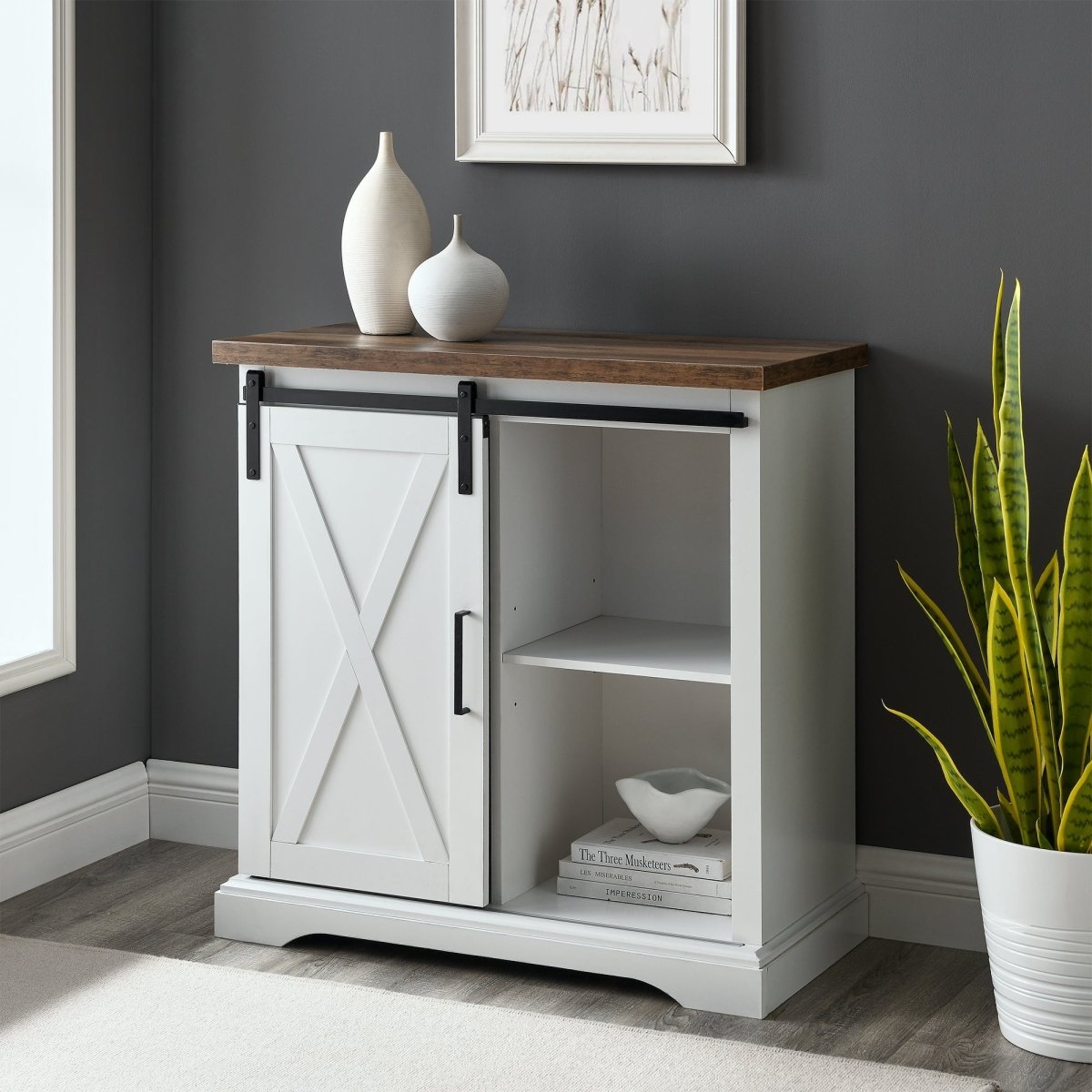 Walker Edison Alba Accent Cabinet