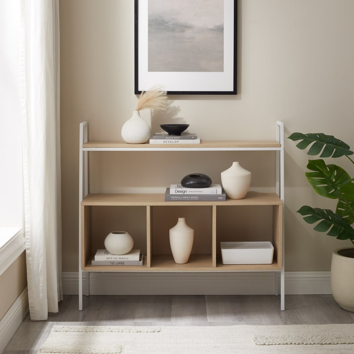 Walker Edison Arlo 40" 3 Cube Storage Shelf