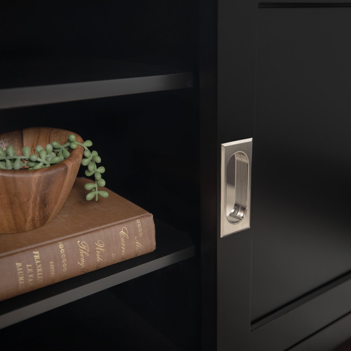 Walker Edison Fullview Traditional Wood TV Stand