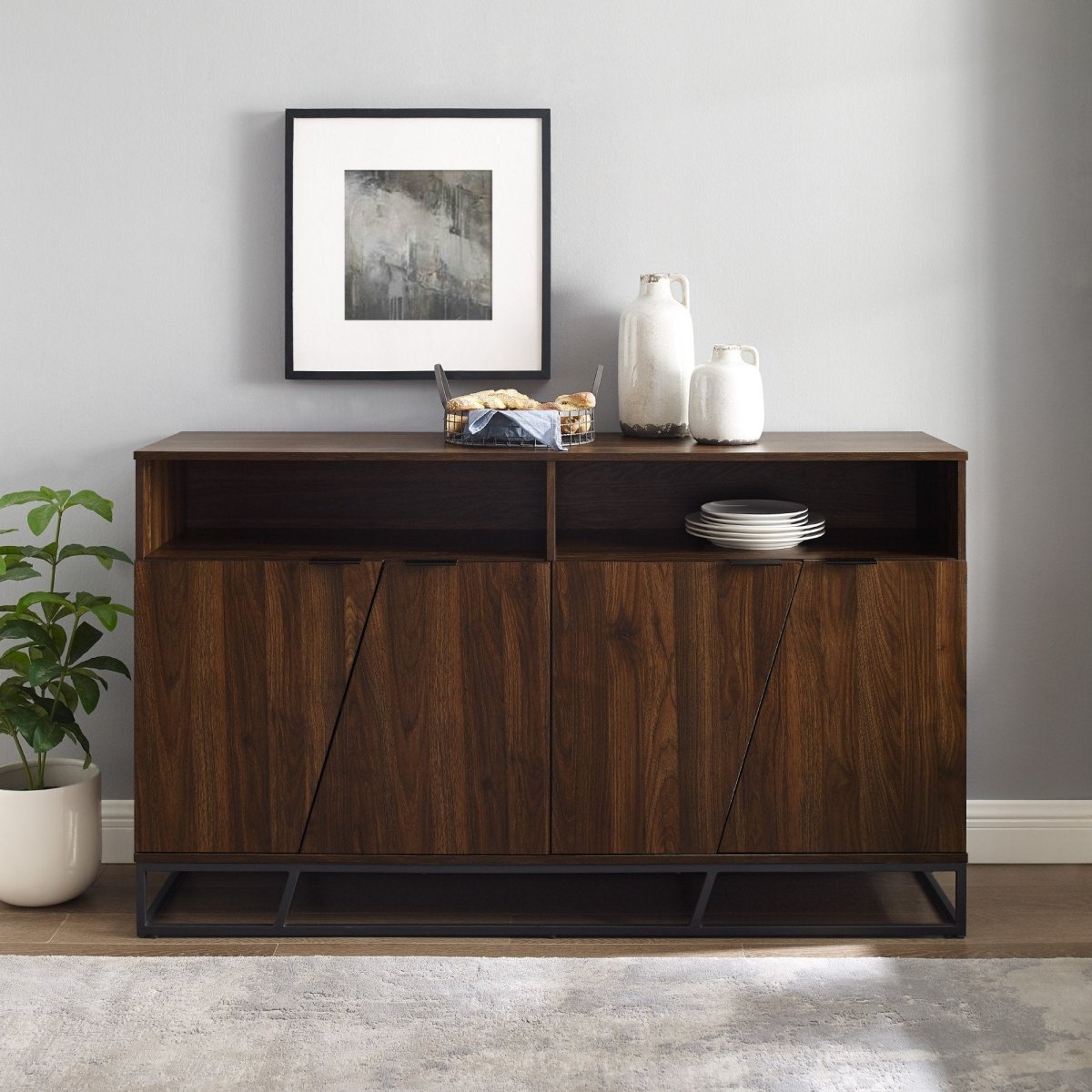 Walker Edison Ian Angled Door Sideboard