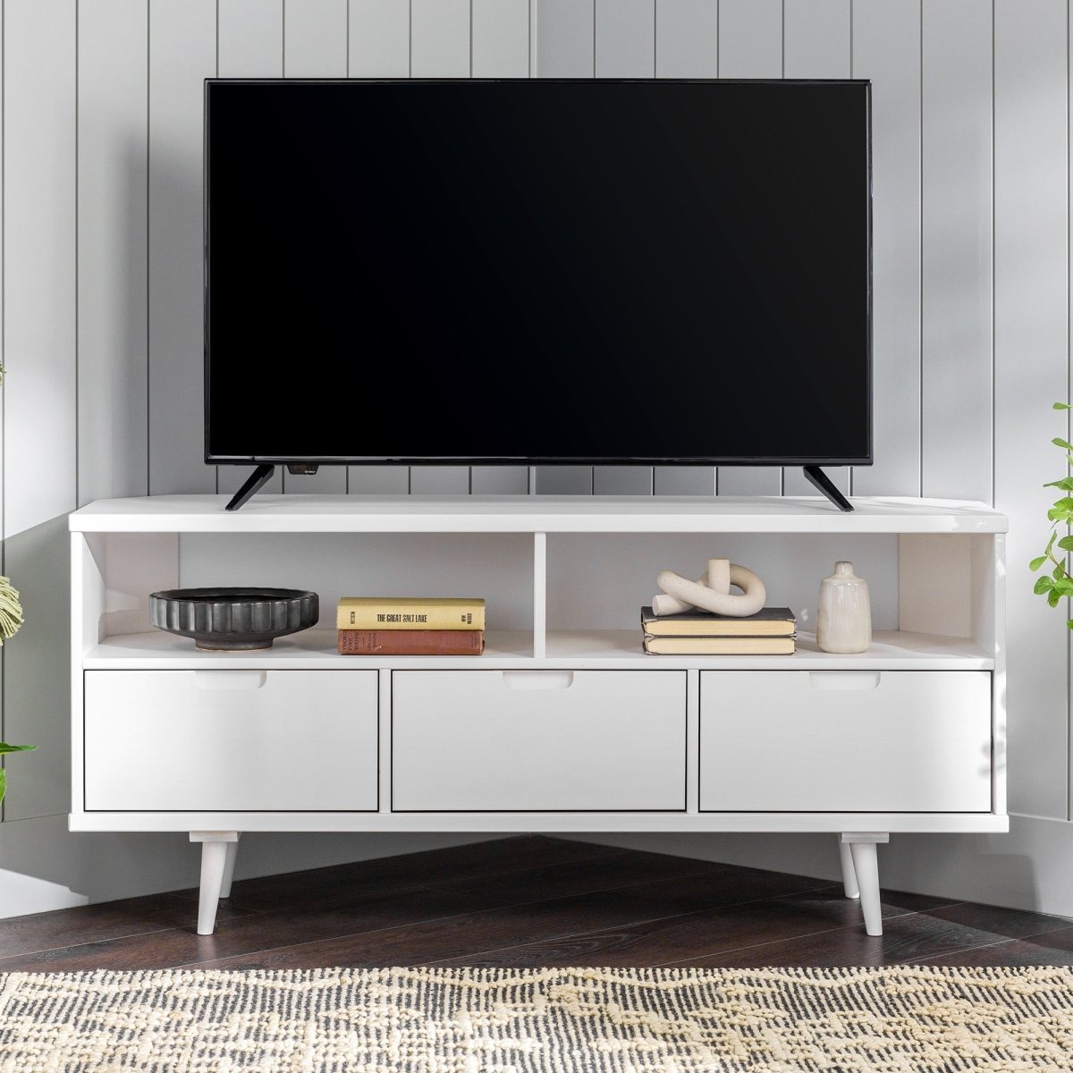 Walker Edison Ivy Corner TV Stand