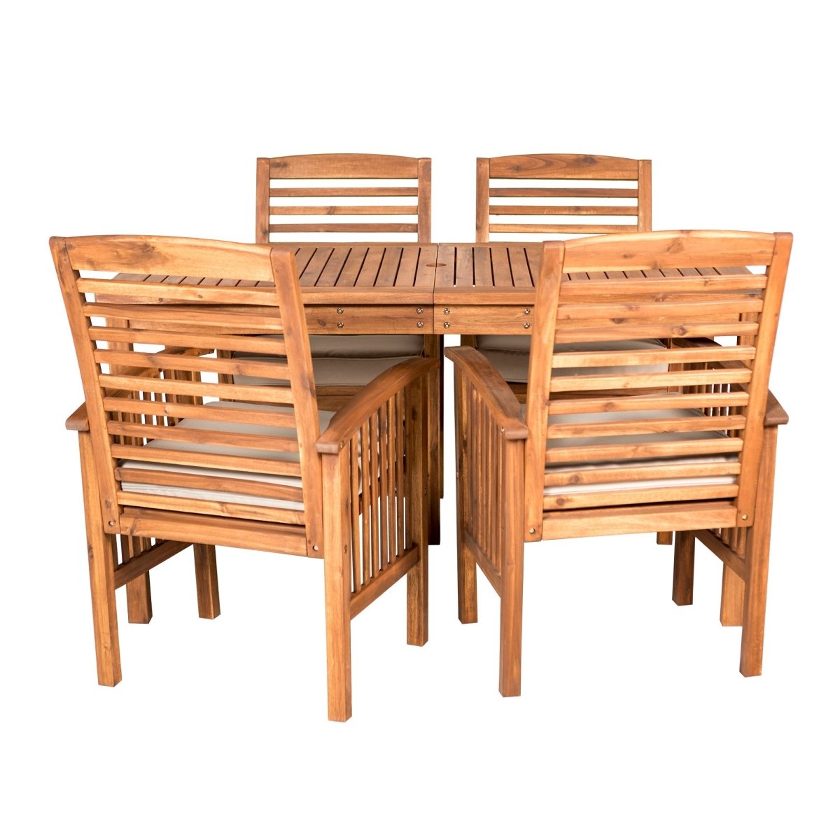 Walker Edison Midland 5 - Piece Patio Dining Set